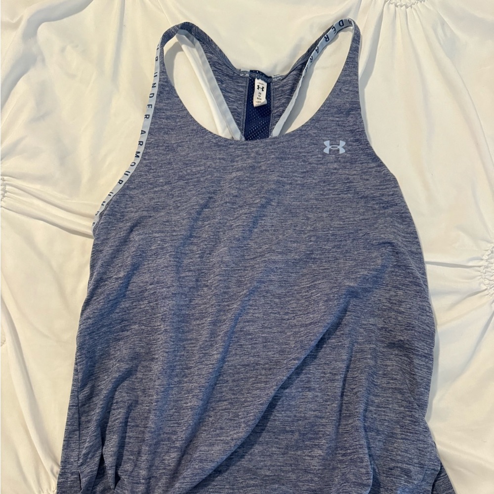 Under armor tank top!
